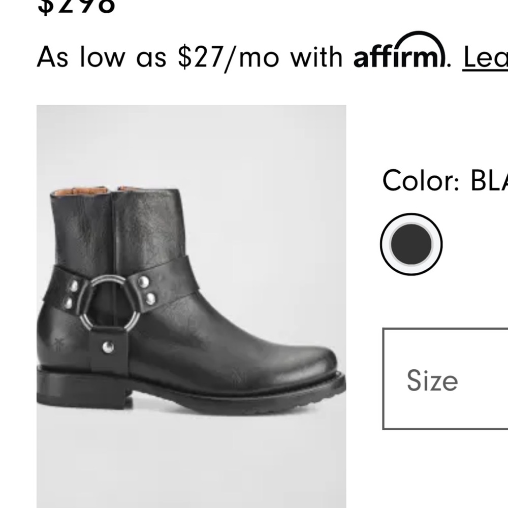 Veronica short harness Frye boots